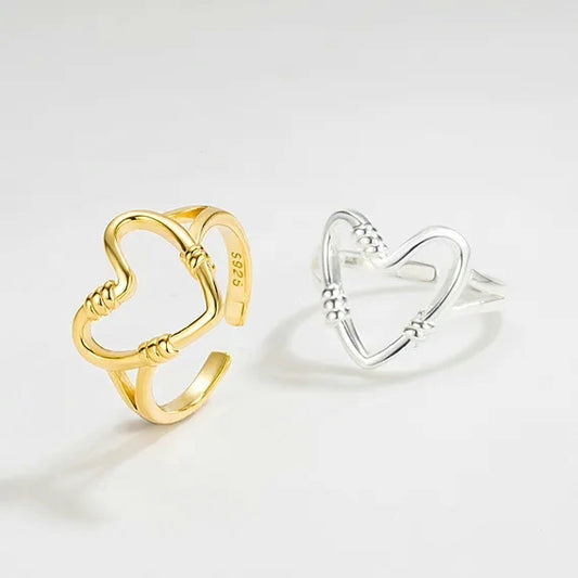 Sterling silver 925 open ring
