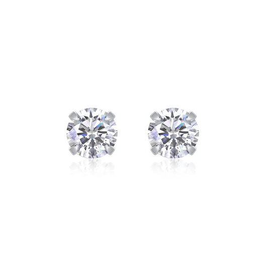 Sterling silver 925 moissanite earrings