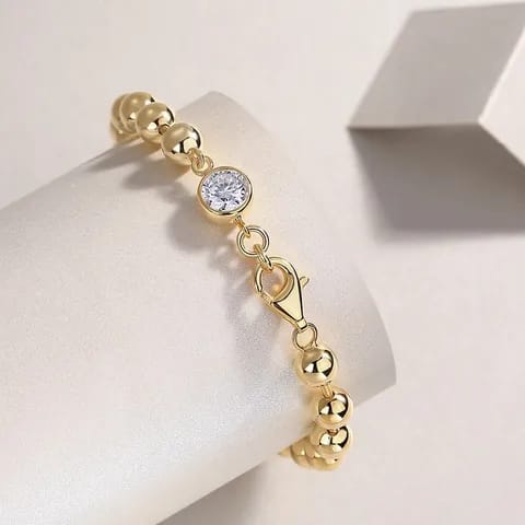 Sterling silver Zircon bracelet