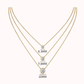 Sterling silver 925 moissanite necklaces