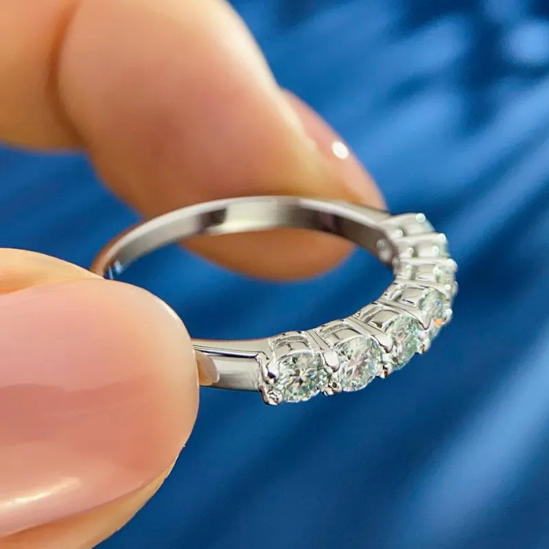 Sterling silver925 moissanite rings