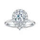 Sterling silver 925 moissanite rings