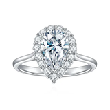 Sterling silver 925 moissanite rings