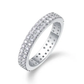 Sterling silver 925 moissanite wedding ring