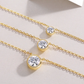 Sterling silver 925 moissanite necklaces