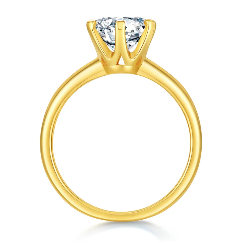 Sterling silver 925 moissanite rings