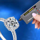 Sterling silver 925 moissanite rings
