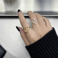 Sterling silver 925 open ring