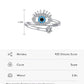 Sterling silver 925 open ring