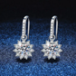 Sterling silver 925 moissanite earrings