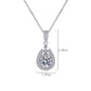 Sterling silver 925 moissanite necklace