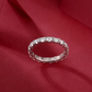 Sterling silver 925 moissanite wedding ring