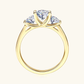Sterling silver 925 moissanite rings