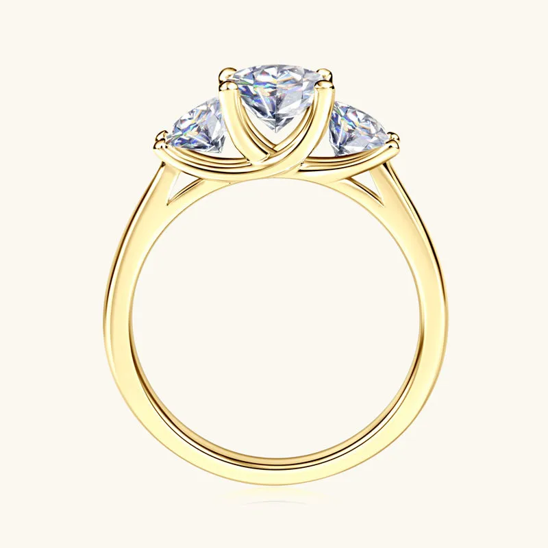 Sterling silver 925 moissanite rings