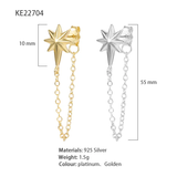 Sterling silver 925 earrings