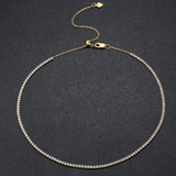 Sterling silver 925 moissanite necklace