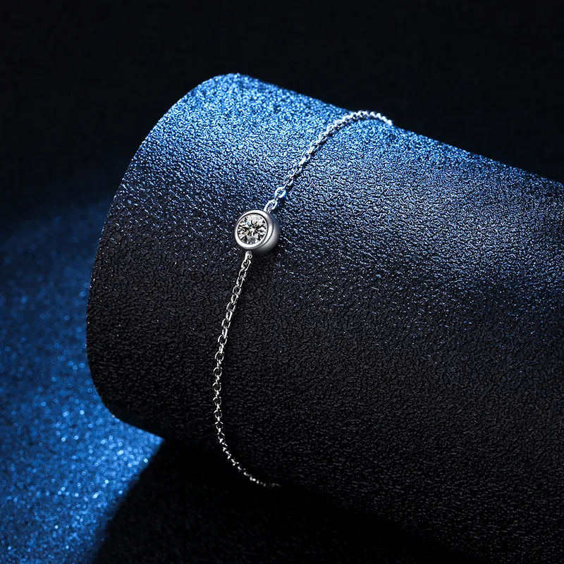 Sterling silver 925 moissanite bracelets