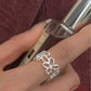 Sterling silver 925 open ring