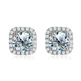 Sterling silver 925 moissanite earrings