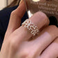 Sterling silver 925 open ring