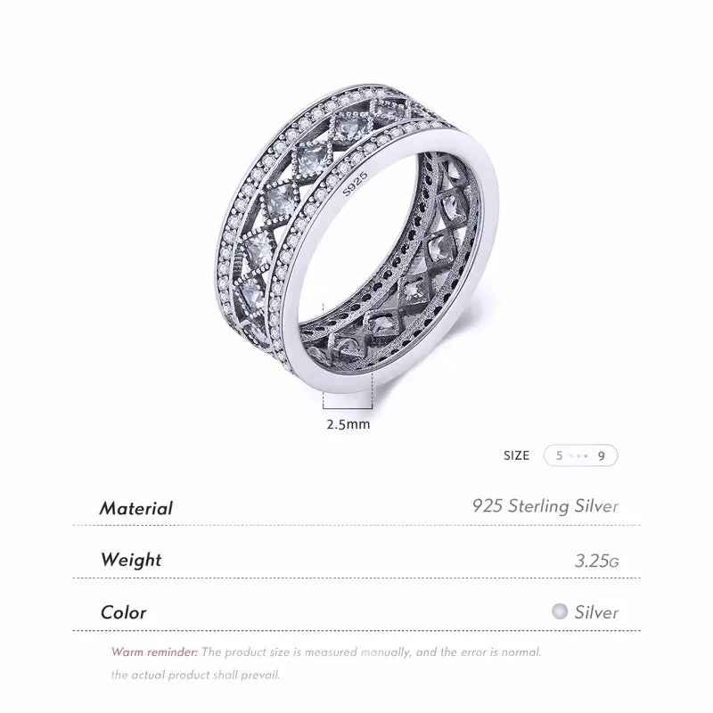 Sterling silver 925 wedding ring
