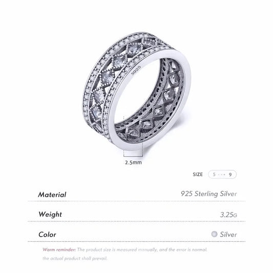 Sterling silver 925 wedding ring