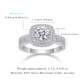 Sterling silver 925 moissanite rings