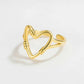 Sterling silver 925 open ring
