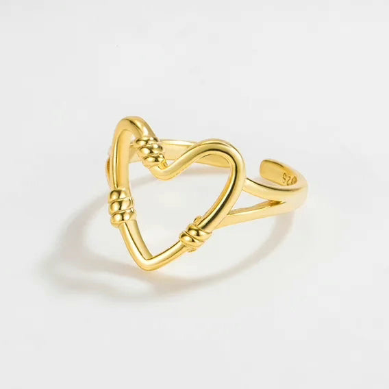 Sterling silver 925 open ring