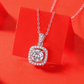 Sterling silver moissanite necklace