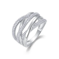 Sterling silver moissanite rings