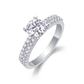 Sterling silver 925 moissanite rings