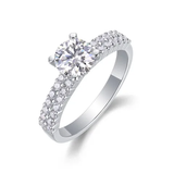 Sterling silver 925 moissanite rings