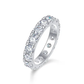 Sterling silver 925 moissanite wedding ring