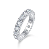 Sterling silver 925 moissanite wedding ring