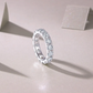 Sterling silver 925 moissanite wedding ring