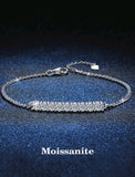 Sterling silver 925 moissanite bracelets