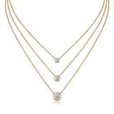 Sterling silver 925 moissanite necklaces