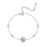 Sterling silver 925 moissanite bracelet
