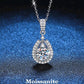 Sterling silver 925 moissanite necklace
