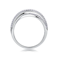 Sterling silver moissanite rings