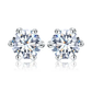 Sterling silver 925 moissanite earrings