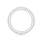 Sterling silver 925 moissanite wedding ring