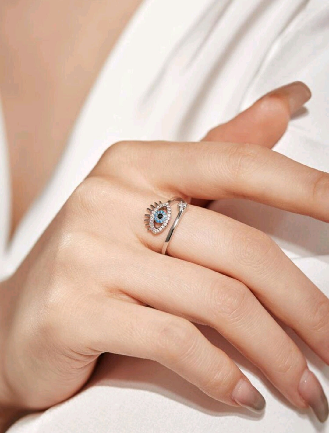 Sterling silver 925 open ring