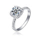 Sterling silver 925 moissanite rings