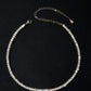 Sterling silver 925 moissanite tennis necklace