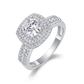 Sterling silver 925 moissanite rings
