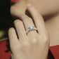 Sterling silver 925 moissanite ring