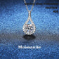 Sterling silver 925 moissanite necklace