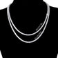 Sterling silver 925 tennis necklace